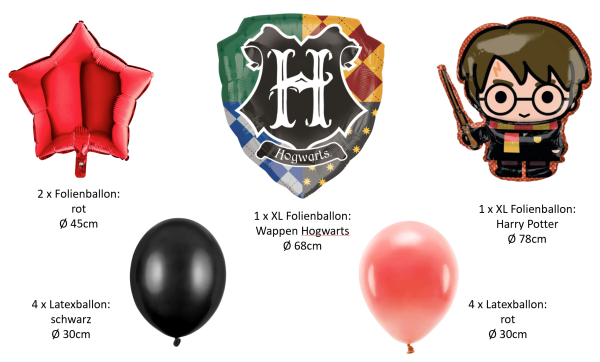 Comic / TV - SET: Harry Potter, Hogwarts - 12 Stk.